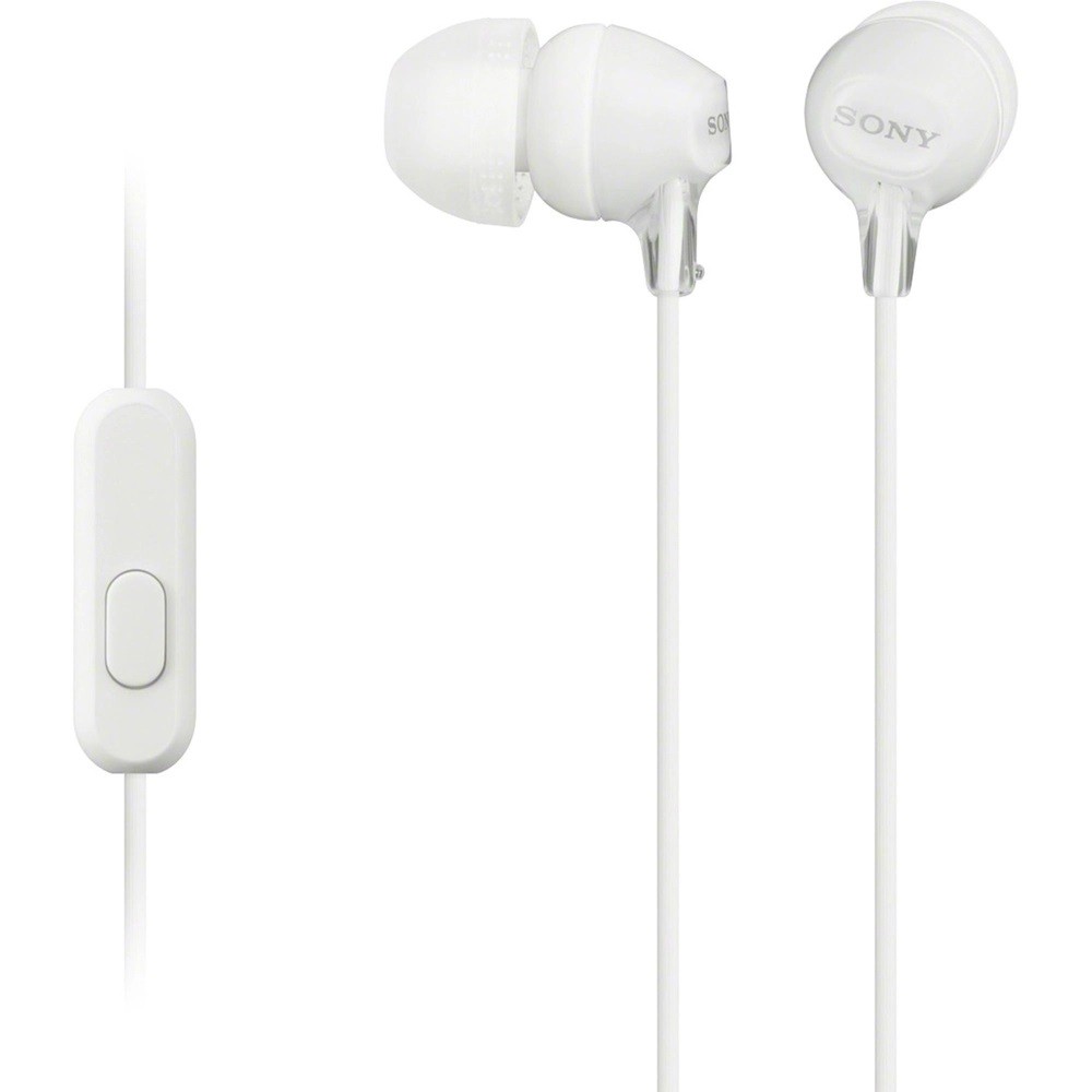 Fone de Ouvido Intra-Auricular com Microfone MDR-EX15AP, Sony, Branco
