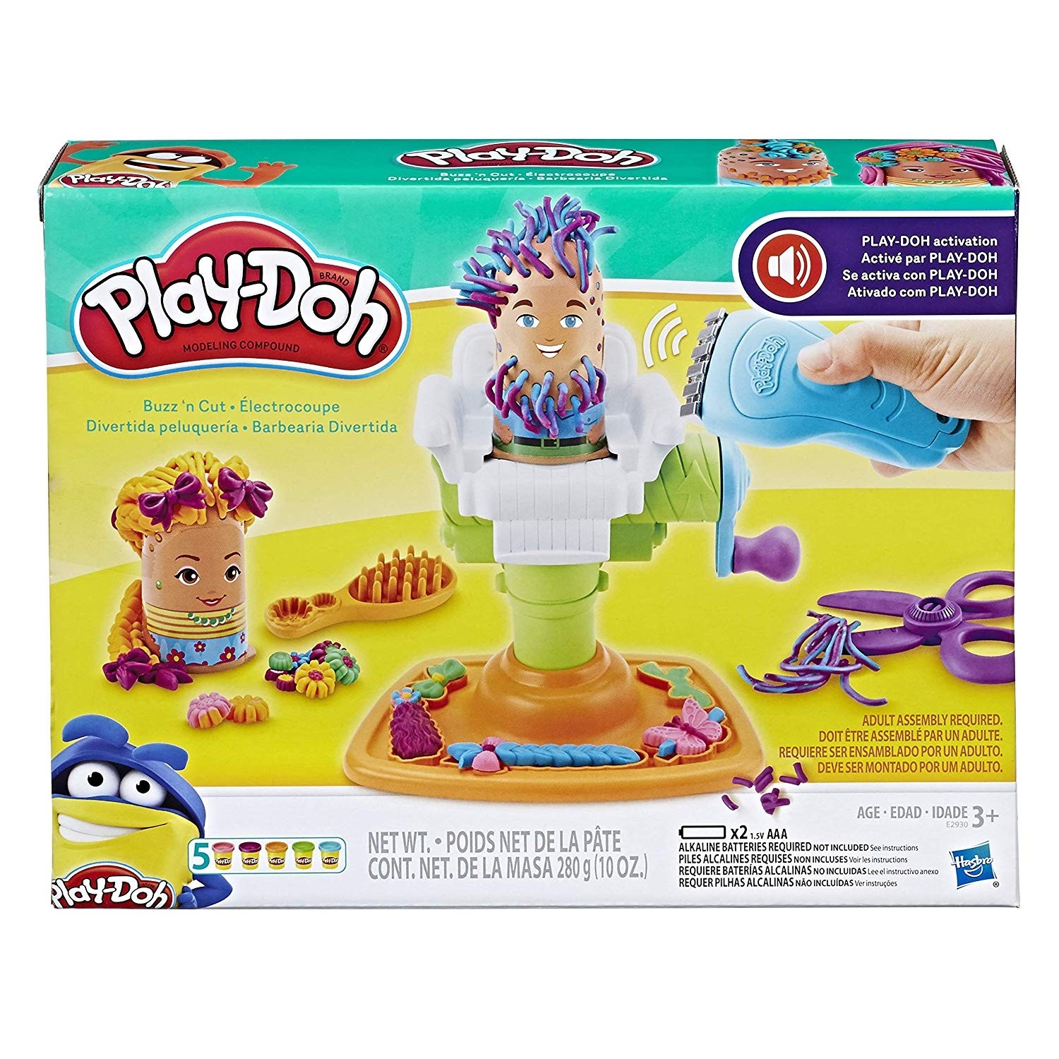 Conjunto Massinha Play-Doh Barbearia Divertida Hasbro