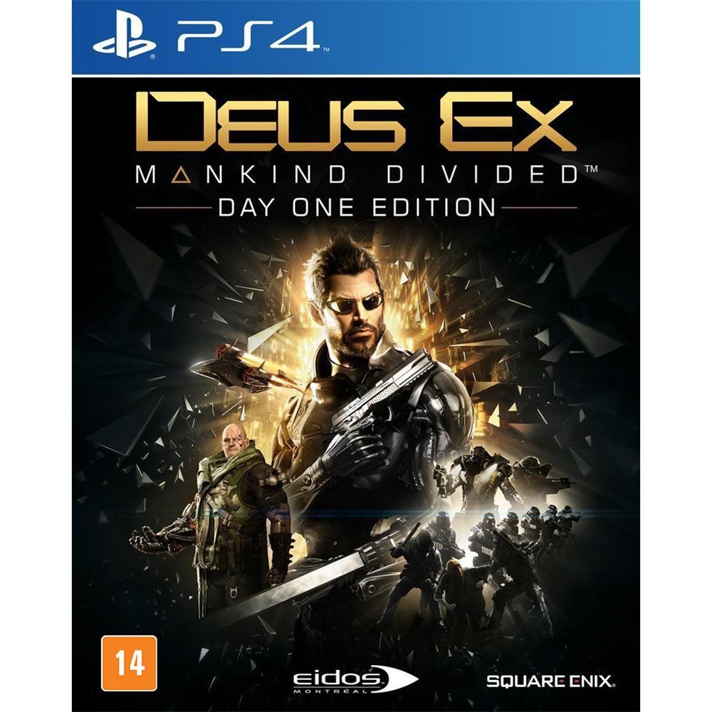 Jogo Deus Ex: Mankind Divided - Day One Edition - PS4