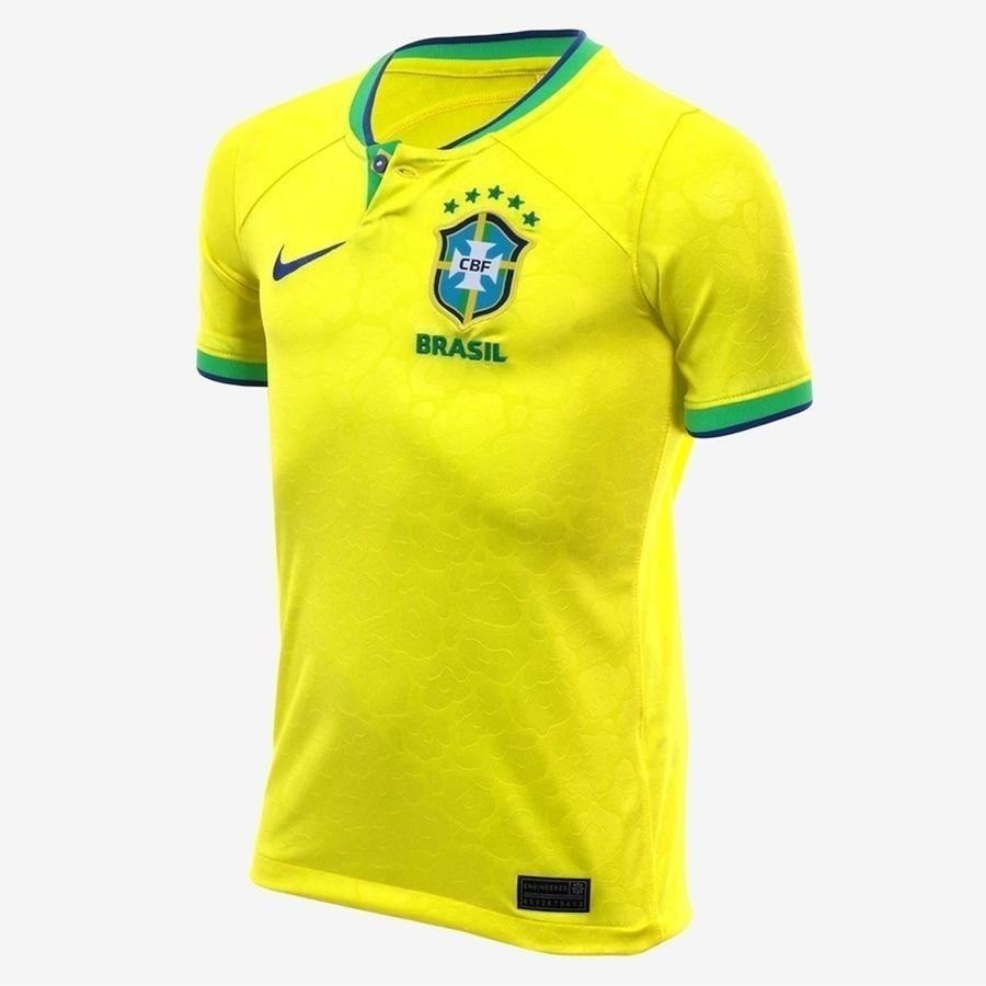 Camisa do Brasil Nike Torcedor Pro I 22/23 - Infantil