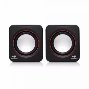 Speaker C3Tech SP-301 Preto - Sistema de audio 2.0