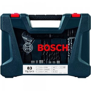 Jogo Kit De Ferramentas Brocas Titânio V-Line Bosch 83 Pecas