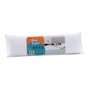 Travesseiro body pillow 40x130cm Fibra Siliconada Com Zíper & Fronha