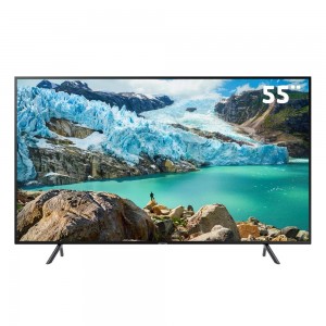 Smart TV LED 55" UHD 4K Samsung 55RU7100 com Controle Remoto Único, Visual Livre de Cabos, Bluetooth, HDR Premium, HDMI e USB